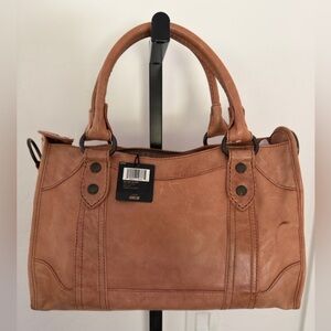 Frye Melissa Leather Satchel Handbag
Color: Dusty Rose
